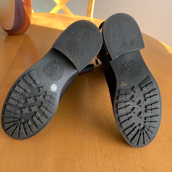 MISMATCH!! Vince Camuto Black Leather π€ Zipper Gold Hardware π Winivie Boots! - Picture 12 of 16